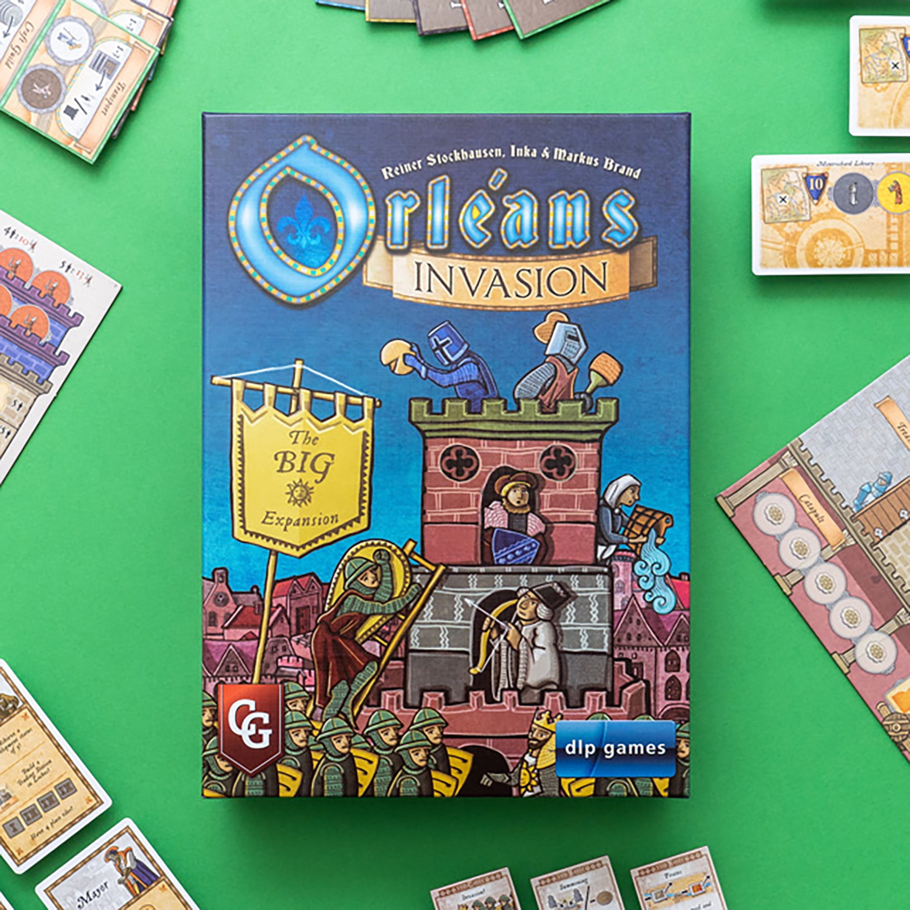 Capstone Games: Orleans: Invasion - Expansion to Orleans Strategy Board Game , 1-5 Players, Ages 12+, 90 to 120 Min Game Play