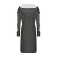 thumbnail image 6 of Buigttklop Rugby Print Hoodie Sweatshirt Dresses for Women 2024 Casual Long Sleeve V Neck Solid Midi Dress with Pockets Fall One Piece Dress, 6 of 6