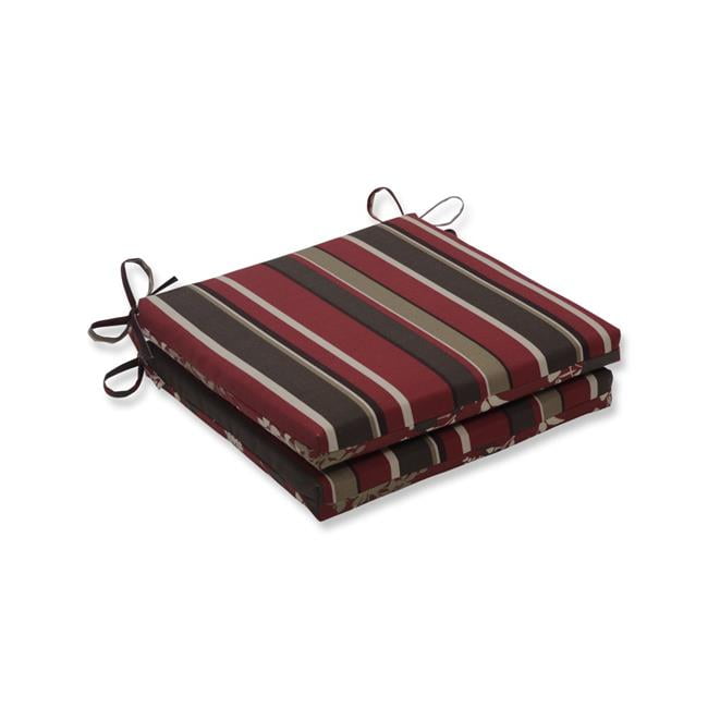20 X 20 X 3 In Outdoor Indoor Monserrat Montifleuri Sangria Red Squared Corners Seat Cushion 44 Brown Set Of 2 Walmart Com Walmart Com
