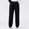 thumbnail image 7 of LangJing Girls Baggy Joggers Sweatpants Big Little Kids Elastic Waist Athletic Ankle Sweat Pants with Pockets, 3-15Years, 7 of 7