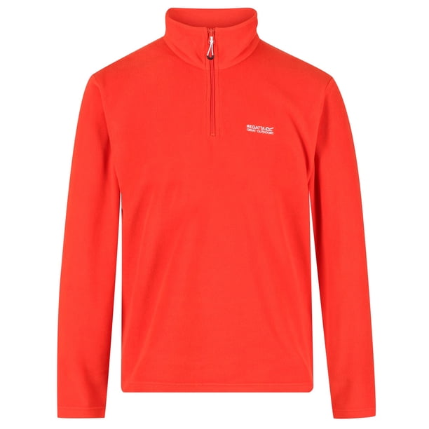 Regatta Great Outdoors - Top forro polar media cremallera Modelo Thompson hombre caballero (Naranja Cajún)