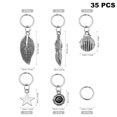 thumbnail image 2 of Milisten 35Ud Accesorios Para El Anillos Y Puños De Metal En Plata Para, 2 of 5