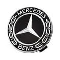 thumbnail image 1 of Ensemble de 4 Pcs Capuchons de Centre de Roue Mercedes-Benz Emblème Enjoliveurs Chromés Vendeur USA, 1 of 4