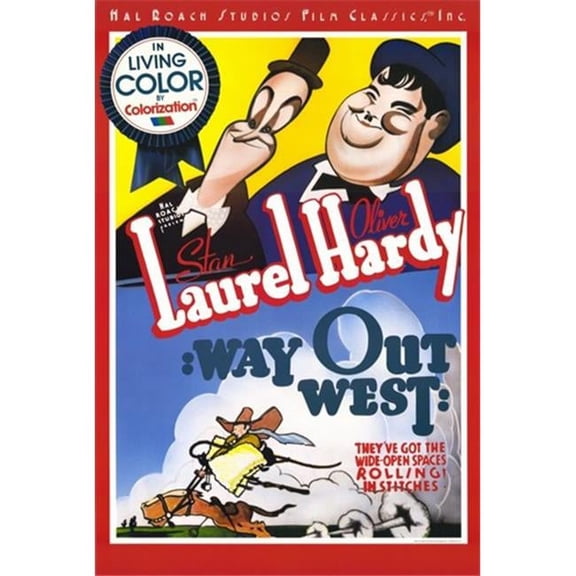 Posterazzi MOV253367 Way Out West Movie Poster - 11 x 17 in.