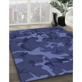 thumbnail image 2 of Ahgly Company Indoor Rectangle Patterned Blue Whale Blue Area Rugs, 3' x 5', 2 of 6
