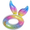 thumbnail image 1 of Cipaher Anillo inflable de natación con temática de sirena de lentejuelas arco iris para niños y adultos Divertido y elegante flotador para piscina y playa, 1 of 5