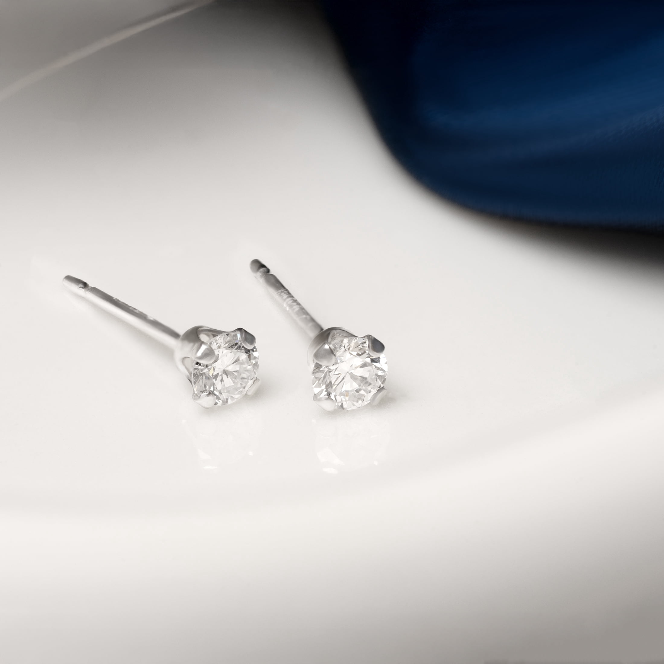 SuperJeweler 1/4 Carat Lab Grown Diamond Stud Earrings for Women, White Gold Diamond Jewelry, Elegant Earrings for Women