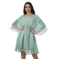 thumbnail image 1 of Moomaya Sorties de Plage Imprimées Femmes Grande Taille Robes d'Été pour Femmes Robe Courte, 1 of 6