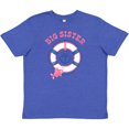 thumbnail image 3 of Inktastic Nautical Big Sister Youth T-Shirt, 3 of 5