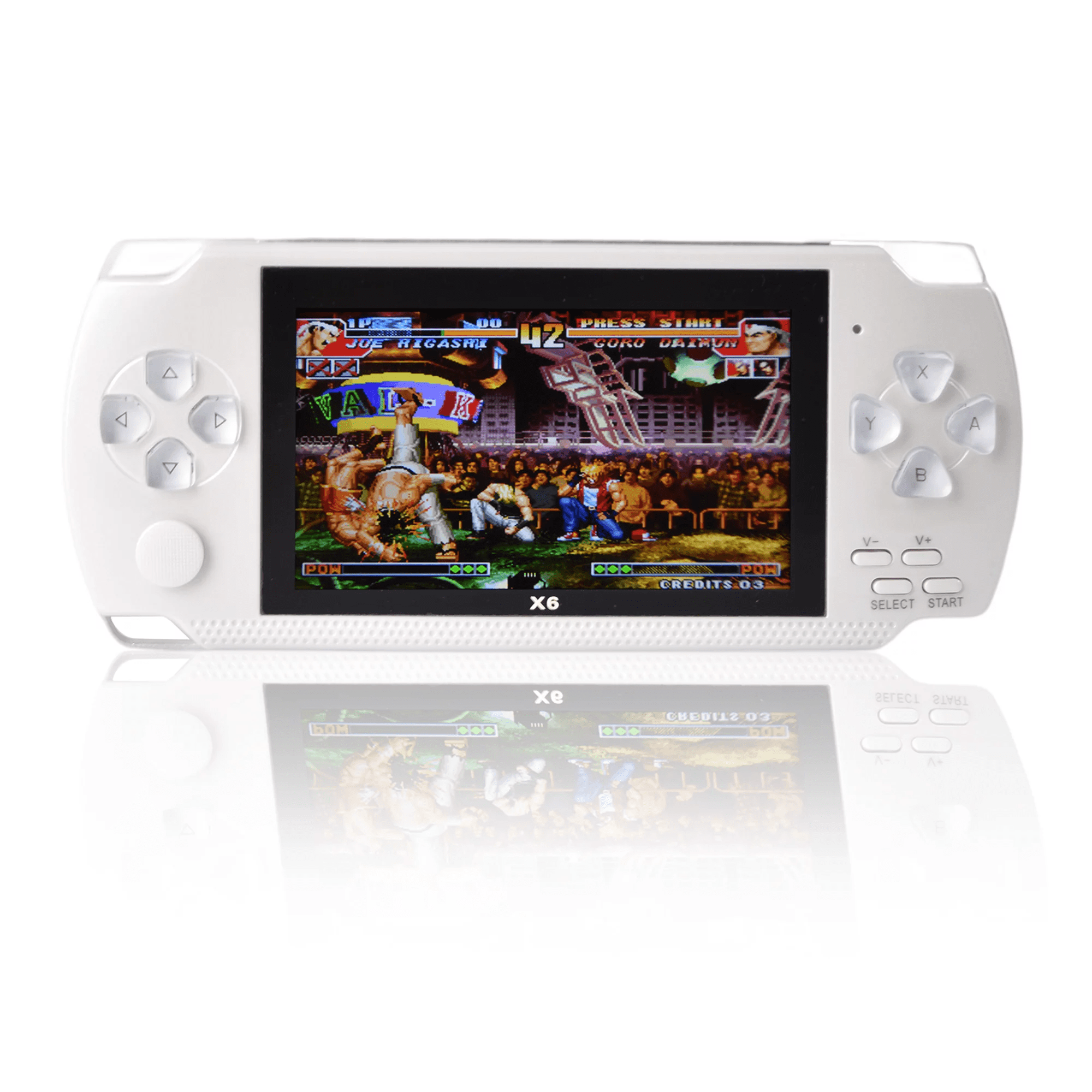 PSP Game Machine X6, 8GB, with 4.3 inch High Definition Screen, Built-in  Over 10000 Free Games, Black 