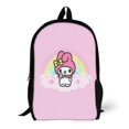 thumbnail image 1 of My Melody Rainbow Backpacks Basic Shoulder Daypack Bookbag Satchel Knapsack Rucksack-XTYD1847, 1 of 3