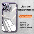 thumbnail image 2 of Funda de teléfono transparente para iPhone 14 Pro Max, funda protectora ultrafina anticaída, todo incluido, 14plus 12 13iPhone 13 Pro MAX&CHINA&Caso y Protector de Pantalla Gao Jinjia LED, 2 of 2