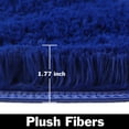 thumbnail image 4 of LELINTA Ultra Soft Indoor Modern Area Rugs Round Fluffy Carpets for Living Room Children Bedroom Home Decor Nursery Rug, 4ft x 4ft, 5.3ft x 5.3ft, 6ft x 6ft, 4 of 7