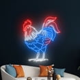 thumbnail image 5 of Handmadetneonsign Rooster 4th Of July Neon Sign, Independence Day Art Decor, USA Celebration Wall Decor, 5 of 5
