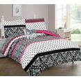 Twin Size AllSeason Pink Zebra Bedding Set with Plushie Toy, Comforter