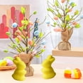 thumbnail image 2 of SHENGXINY Easter Bunny Plush, Simulation Moss Bunny Toy, Easter Decorations, Cute Small Ornament For Home Parties Desktop Gift Giving,Stuffed Animals Yellow 2.91x1.88x1.25in, 2 of 6