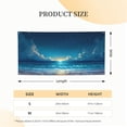 thumbnail image 6 of Zufioo Night Sky Beach Scene Print Holiday Banners, Party Banners, Hanging Flags, Bar Shopping Mall Garden Wall Decorations, Holiday Decoration Supplies-Medium, 6 of 8
