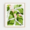 thumbnail image 2 of Blushing Leaves - Painting Botanical Abstract Pattern Tropical Modern Art Watercolor Nature Unframed Wall Art Print 30 x 40 inches, 2 of 13