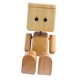 thumbnail image 2 of Adorno de tablero de coche: muñeco con pies que se mueven, figura de madera multiusos Haya con tapa, 2 of 9