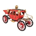 thumbnail image 2 of QSTDGVPW Vintage Carriage Model Collectible Display Novelty Craftsmanship Bookshelf Decor Red, 2 of 9