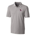thumbnail image 2 of Men's Cutter & Buck Gray Ole Miss Rebels Big & Tall Forge Stretch Polo, 2 of 3