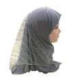 thumbnail image 2 of Kids Scarf Wave Shape Not Easy Deform Kids Mesh Stitching Headscarf for Playing, 2 of 8