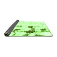 thumbnail image 2 of Ahgly Company Indoor Rectangle Abstract Green Modern Area Rugs, 2' x 4', 2 of 4
