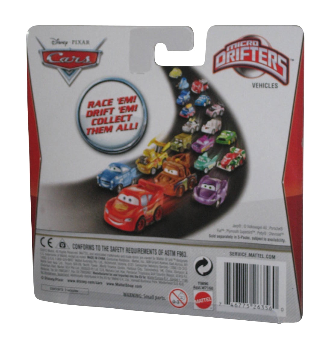 Disney Cars Micro Drifters Red, Guido & Luigi Mini Cars - Walmart.com