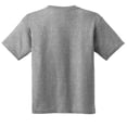 thumbnail image 2 of Gildan - Camiseta básica de manga corta Unisex con algodón grueso Niños Niñas - Verano/Calor (Paquete de 2) (Gris jaspeado), 2 of 2