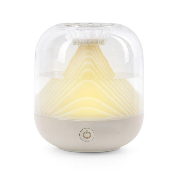 Humidificador de aire Wosthever 700 ml con luz nocturna y difusor blanco