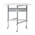 thumbnail image 2 of Sew Ready Hobby/Craft/Sewing/Fabric Cutting/ Multipurpose Table Height Adjustable with 60" x 36" Folding Top, Storage Shelf and Drawers, 2 of 17