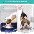 thumbnail image 4 of Dog Food Mat Nebula Cosmic Sci-fi Lovers Space Geek Star Moon Sun Rocket Absorbent Waterproof Non-Slip Pet Feeding Mat, 4 of 7
