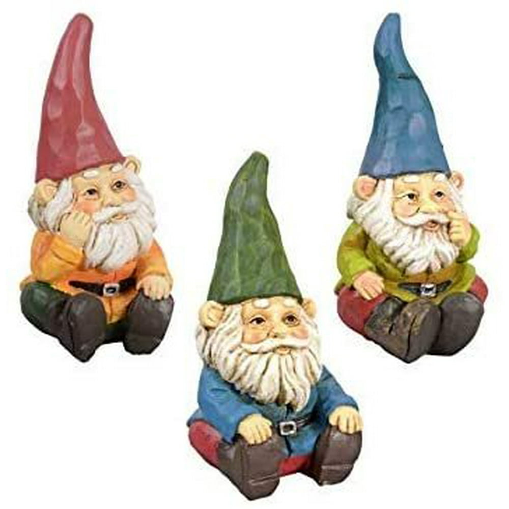 large resin gnomes