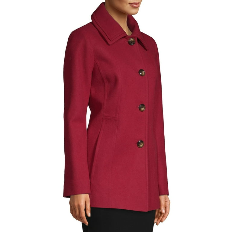 Feminine wool cheap coat
