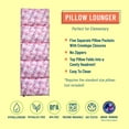 thumbnail image 3 of Wildkin Kids Pillowcase Lounger Cover – Travel-Friendly Sleepover Lounger, Fits Standard Pillows (Pillows Not Included), Soft Cotton Blend, Fun Patterns for Boys & Girls - Magical Unicorns, 3 of 8