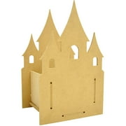 Angle View: Beyond The Page MDF Fairy Castle Party Favor-5"X8"X4"