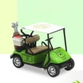 thumbnail image 2 of Mini carrito de golf a escala 1:36, juguete de coche, mini carrito de fricción de aleación para empujar y avanzar. Verde, 2 of 9