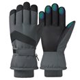 thumbnail image 1 of AUTOWT Guantes de Esquí de Invierno, Resistentes al Viento Térmicos con Pantalla Táctil, Ajustables Antideslizantes Unisex para Adultos para Snowboard Esquí Montañismo Camping y Ciclismo, 1 of 7