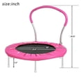 thumbnail image 6 of 40" Rebounder Trampoline for Kids, SEGMART Mini Trampoline with Handle, Exercise Trampoline, Fitness Trampolines, Indoor Trampoline, Small Trampoline, Workout Trampoline for Indoor Outdoor, 6 of 6