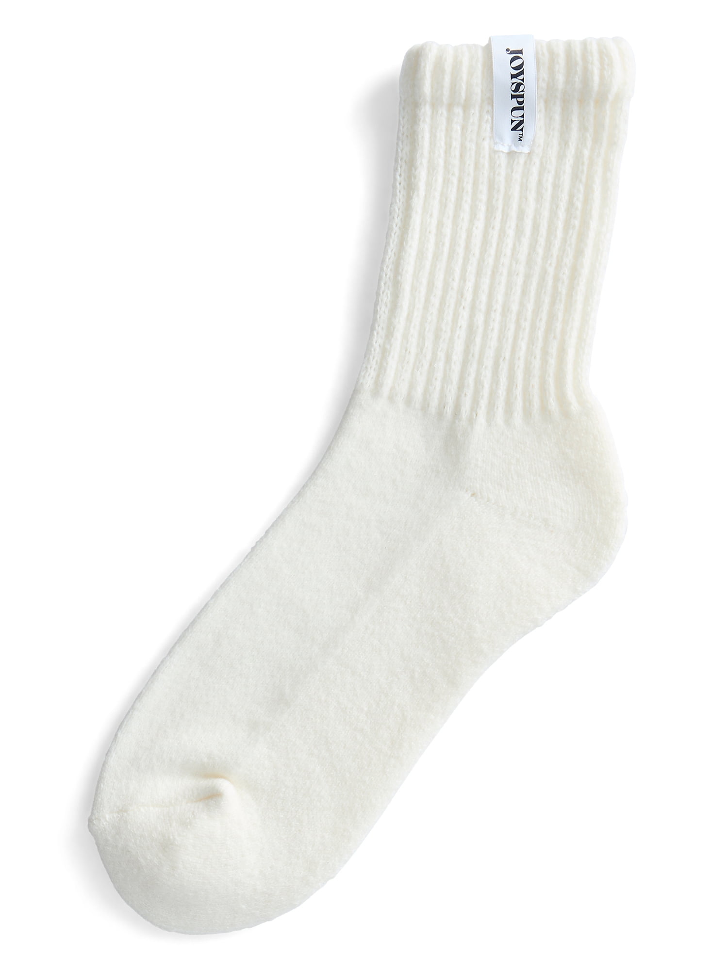 Joyspun Women’s Comfort Slouch Ankle Socks, 3-Pack, Size 4-10