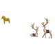 thumbnail image 1 of Escultura de caballo y reno Dalecarlian, adorno coleccionable para estantería, entrada, armario, sala de estar, oficina, decoración del hogar., 1 of 8