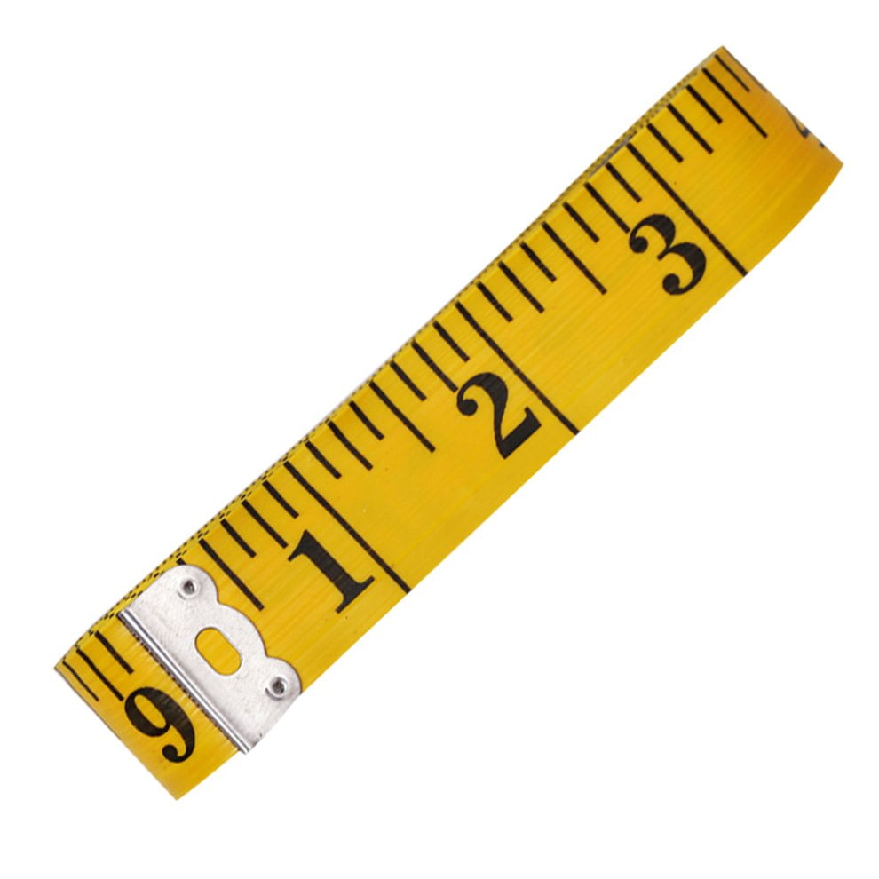 2 packs Yellow large leather tape measure metric inch soft tape measure ...