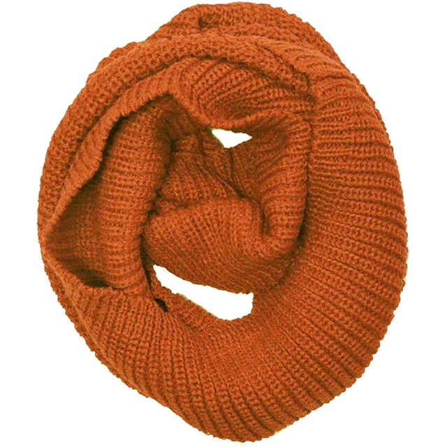 Thick Knitted Winter Warm Infinity Scarf