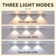 thumbnail image 2 of Luces LED para debajo del gabinete, sensor de movimiento interior, 3 modos de luz, luz de colina de atenuación continua, luz para armario, armario, cocina (15,74 pulgadas/40 cm), 2 of 5
