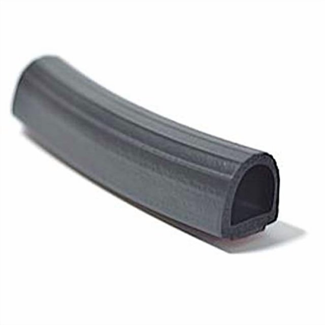 Water and Weather Resistant Adhesive Back Closed Cell Sponge Rubber Seal, Black; 1" Height, 7/8" Backing - 5 FT
