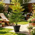 thumbnail image 6 of Inerposs Artificial Potted Plants, Faux Tropical Plants, Realistic Houseplants, Decorative Indoor Plants for Home Office, No Maintenance Greenery for Living Room Kitchen, 6 of 6