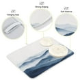 thumbnail image 4 of Yayeee Dish Drying Mat for Kitchen Counter Ultra Absorbent Easy Clean Pad 18x16", Watercolor Mountains, 4 of 7