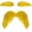 Light Yellow#0808-90, variant on WD-Forest Self-Adhesive Yellow Mustache and Eyebrows Set, 2-Piece Facial Hair Kit, Funny Halloween Party Accessory