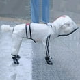thumbnail image 3 of BOLLSLEY Transparent Dog Raincoat,Raincoat with Windproof and Waterproof Belt 4 Legs,pet Clothing Raincoat Suitable for Small,Medium and Large Dogs, 3 of 7