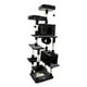 thumbnail image 3 of Rascador para gatos alto, Protector de muebles para árboles de escalada, juguetes colgantes, plataformas de visualización, juguete para rascar para Estilo E Fernando Poste rascador para gatos, 3 of 8